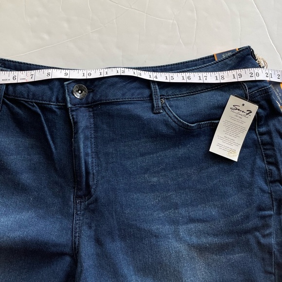 Seven7 Denim Women's  Demin Blue Leggings Skinny Jeans Stretch Pants, Sz 22 - Picture 10 of 12